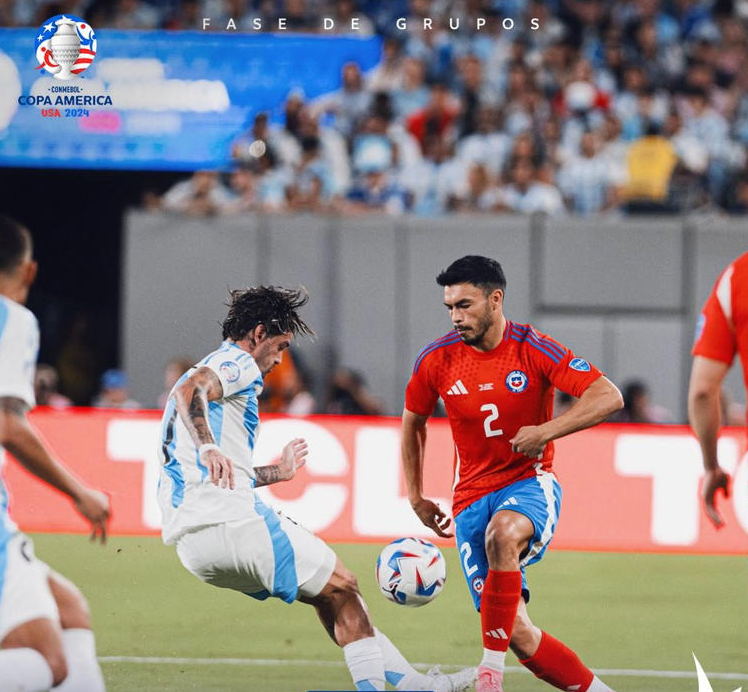 2024美洲杯： 阿根廷1比0智利 劳塔罗绝杀