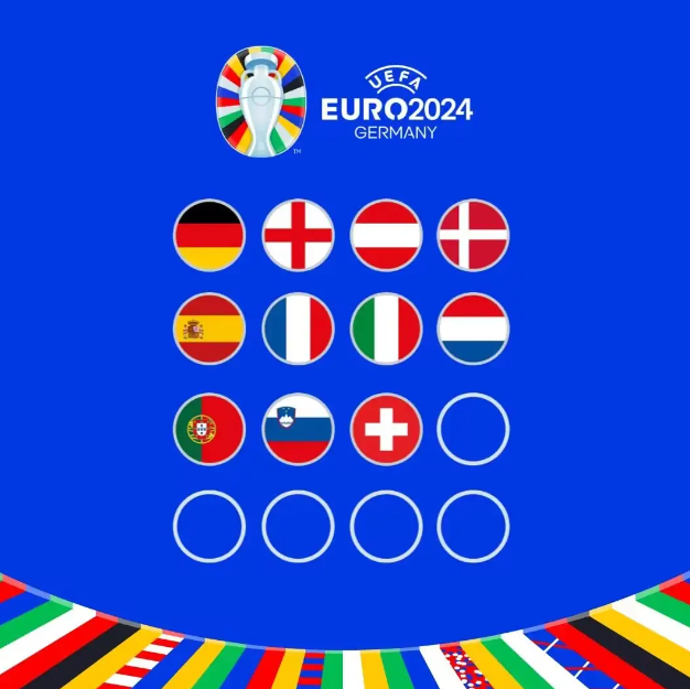 2024欧洲杯小组赛尘埃落定，11强队伍锁定出线，1/8决赛对决揭晓