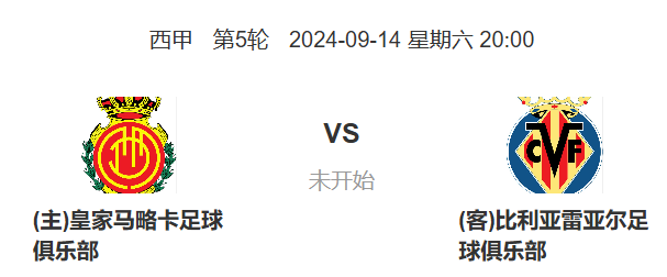 西甲前瞻：马洛卡 vs 比利亚雷亚尔 预测