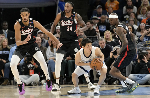 NBA战报：灰熊主场123 - 98大胜开拓者