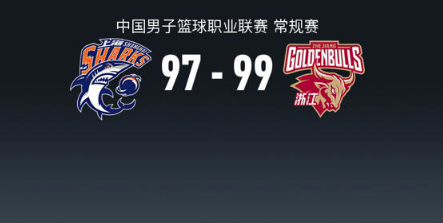 CBA-浙江客场99-97险胜上海，洛夫顿空砍40+12无力回天