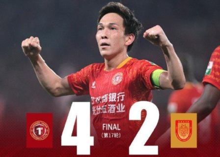 中甲-辽宁铁人主场4-2大胜重庆铜梁龙，姆本扎双响